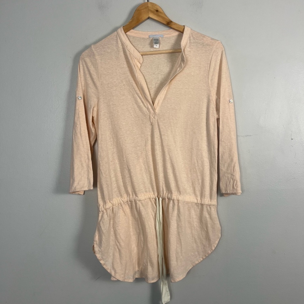 Eberjey cream pink mini nightie lightweight size small